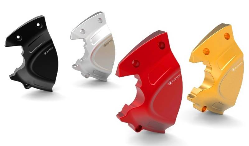 Ducati スプロケットカバー 分ポンプ型 CP03Aレッド Ducabike Billet Front Sprocket Cover: Ducati Supersport 17+/