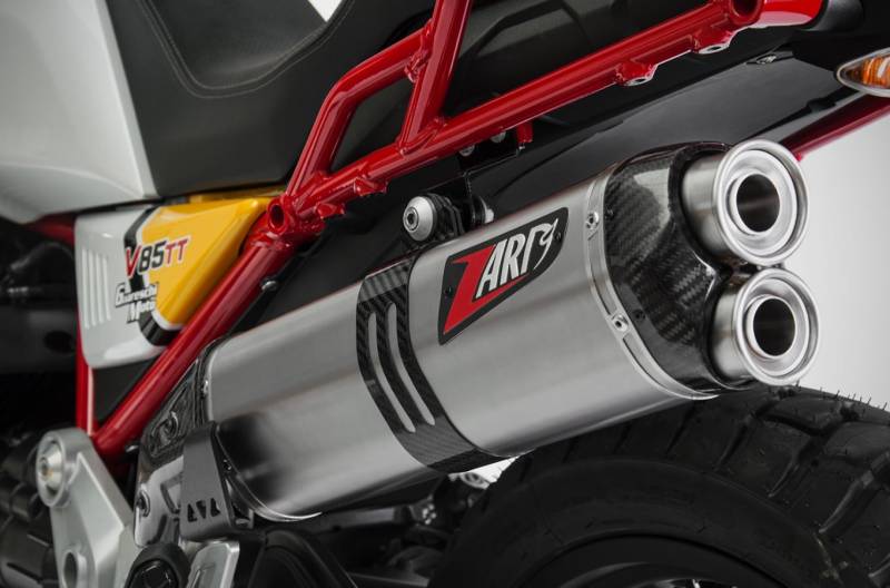 ZARD Stainless Steel Racing Slip-On: Moto Guzzi V85 TT
