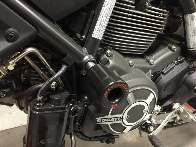 SPEEDYMOTO Complete Slider Kit: Ducati Scrambler