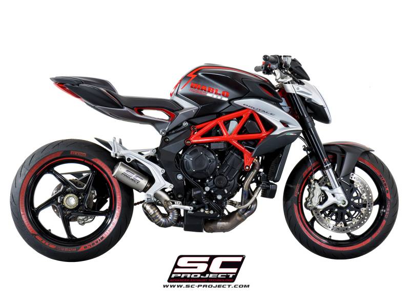 SC Project CR-T Exhaust: MV Agusta Brutale 675-800 / Dragster-RC-RR