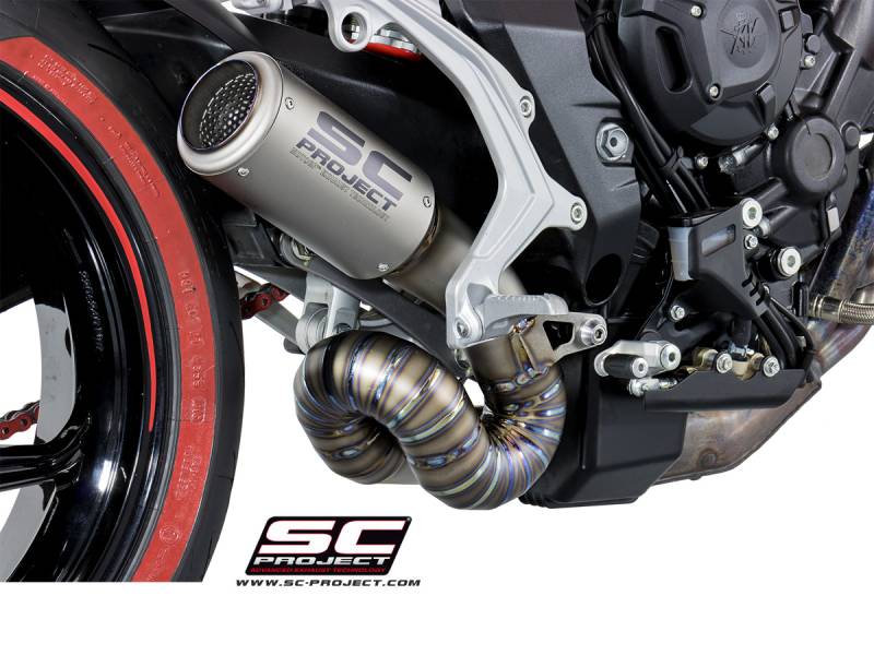 SC Project CR-T Exhaust: MV Agusta Brutale 675-800 / Dragster-RC-RR