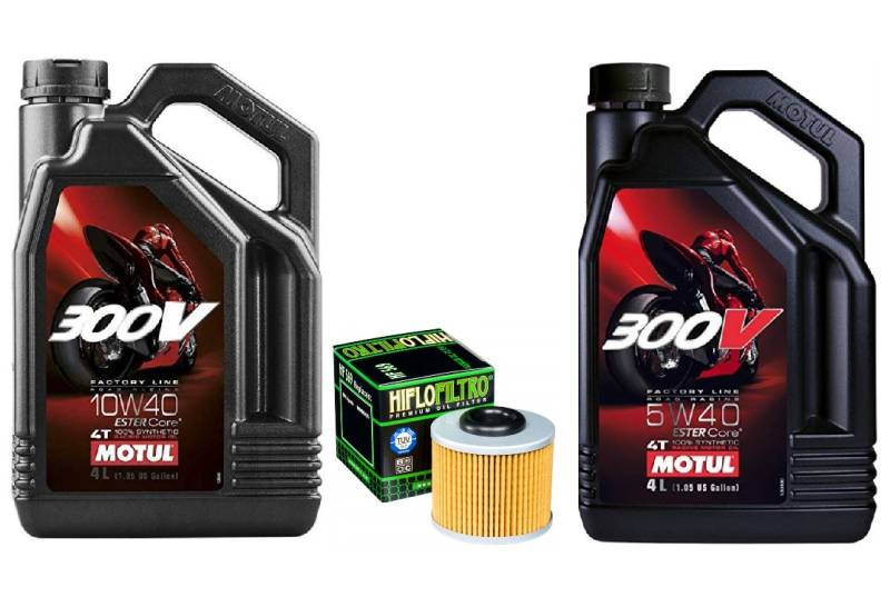 Motul 300V 4T Factory Line 10w-40 Ester Synthetic Racing Motorcycle Engine  Oil