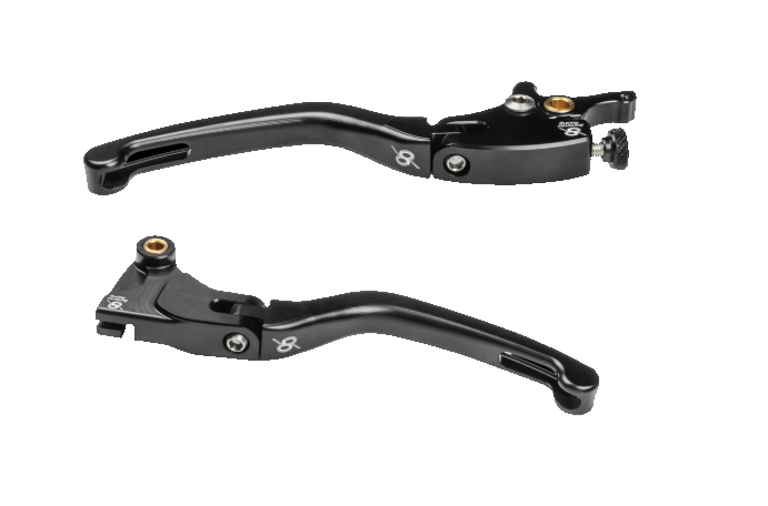 BONAMICI RACING ALLOY FOLDING LEVER SET - BLACK KTM Duke 790 [18+]