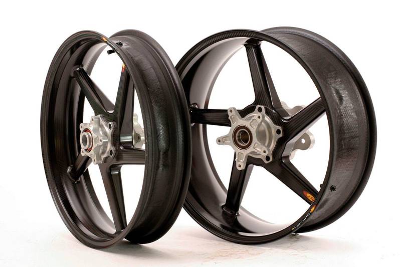 BST Diamond TEK Carbon Fiber 5 Spoke Wheel Set [5.75