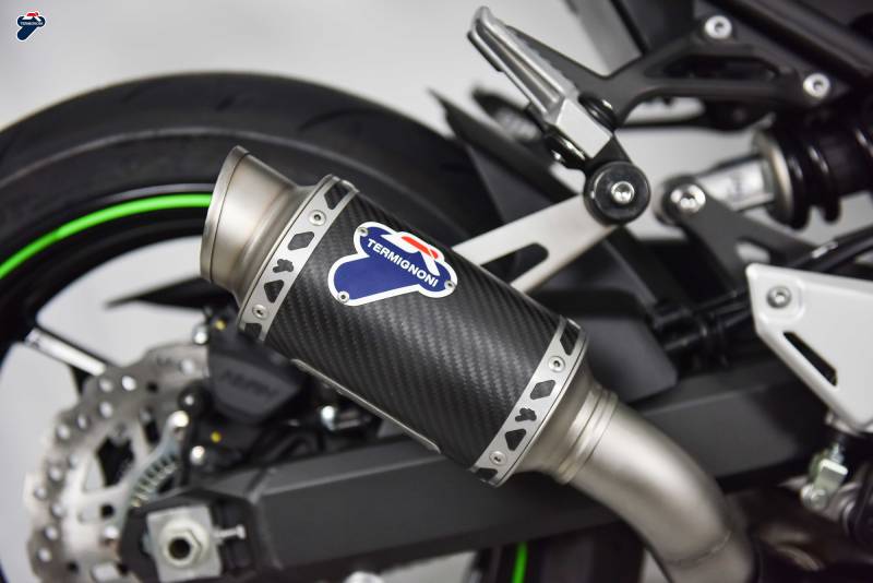 Termignoni Classic Carbon Fiber Slip-On Exhaust: Kawasaki Z900 '17+