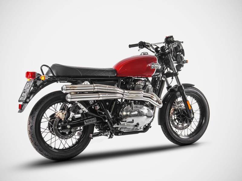 ZARD FULL EXHAUST SYSTEM KIT: ROYAL ENFIELD CONTINENTAL GT / INTERCEPTOR