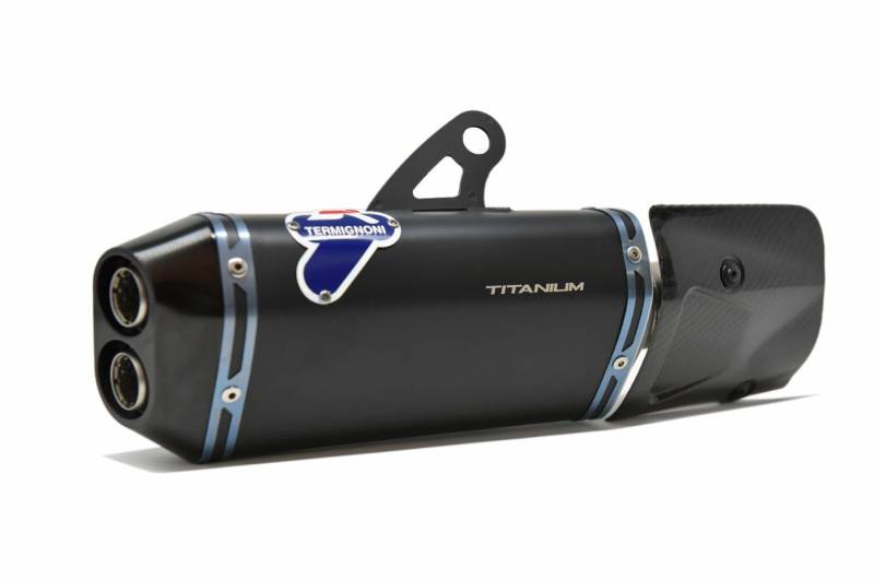 Termignoni Black Edition Dual Silencer Racing Slip On Exhaust Kit 