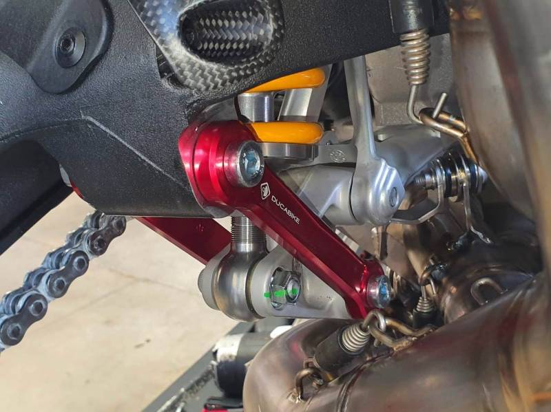 Ducabike - SFV4/PAN.V4 REAR REACTION RODS -16mm.