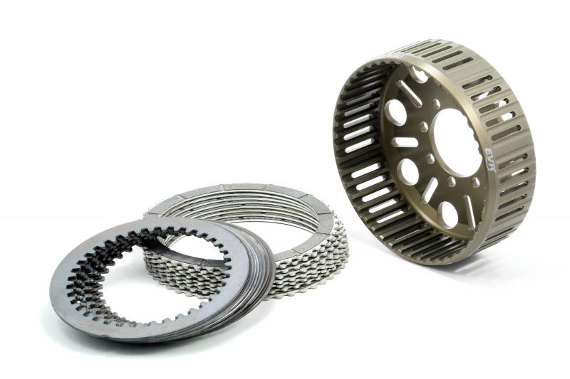 EVR Ducati 48T Organic Plates Clutch Basket Set: Slipper Clutch