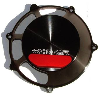 DUCATI 2003-2006 999 R/S WOODCRAFT ENGINE CLUTCH COVER PROTECTOR WITH SKID PAD