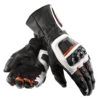 DAINESE Closeout  - DAINESE Steel Core Carbon Gloves - Black/White/Red