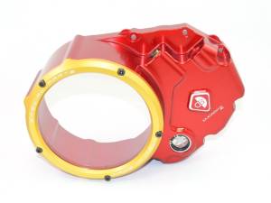 Ducabike - Ducabike Clear Clutch Case Cover For Wet Clutch: Ducati [Discontinued and only One left in Red]
