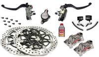 Motowheels - High Performance Brake & Clutch Kit: Ducati Panigale 1199-1299 Brembo Billet Master Cylinders, Billet Calipers