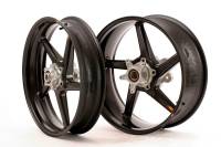BST Wheels - BST Diamond TEK 5 Spoke Carbon Fiber Wheel Set [6.0" Rear]: Suzuki GSX-R 1000 ‘05-‘08