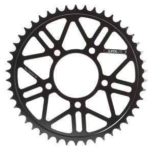 SUPERLITE - Superlite 520 RSX-R Series Black Hard Anodized Alloy Rear Race Sprocket: Ducati 899-959 Panigale / 749-999 / Desmosedici /Scrambler 