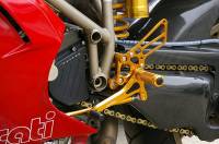 Sato Racing - Sato Racing Adjustable Billet Rearsets: Ducati 748/916/996/998   