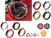 Ducabike - Ducabike Clear Wet Clutch Cover Kit: Clear Cover, Pressure Plate & Pressure Plate Ring For Ducati Panigale V4/S