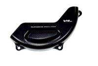 Ducabike - Ducabike Billet Clutch Cover Protection Guard: Ducati Panigale V4/S, Fits Streetfighter V4 [With Dry Clutch Conversion]