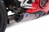 Termignoni - Termignoni Dual Silencer Racing Slip-On Exhaust Kit: Ducati Panigale V4/S/R [Includes UPMAP and Air Filter]