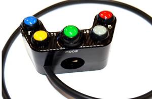 Ducabike - Ducabike Billet "Road " Left Switch Housing Panel With Integrated Push-Buttons: Ducati [Certain Models]