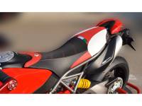 Ducabike - Ducabike COMFORT SEAT COVER: Ducati Hypermotard 950 [Blk/Red]