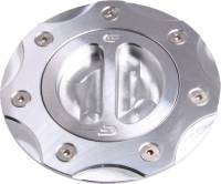 Oberon - Oberon Billet Aluminum Fuel Cap [Raw Clear Anodize]: Ducati 848-1098-1198, 748-916-996-998, Monster 1200-821-797, ST, MV Agusta
