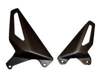 Ducabike - Ducabike Carbon Fiber Heel Guards OEM and Ducabike Rearsets: Ducati Panigale V4/S, Streetfighter V4