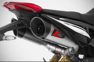 Zard - ZARD "GT" Stainless Steel Racing Slip-Ons: Ducati Hypermotard 950/SP - '19-23