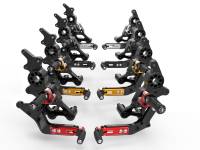 Ducabike - Ducabike Adjustable Billet Rearsets: Ducati Hypermotard 950 / 950 SP [Folding Pegs]