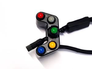 Ducabike - Ducabike Billet "8" BUTTONS HANDLEBAR STREET SWITCH HOUSING: Ducati Panigale V4/S/R, Streetfighter V4 [Plug and Play]