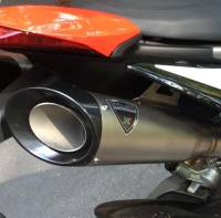 Shift-Tech - Shift-Tech Dual Stainless Exhaust: Ducati Hypermotard 950/SP