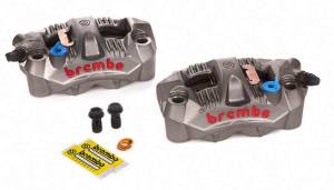 Brembo - BREMBO Cast Monobloc GP4-RS Caliper Set:108mm "Radial Mount" [Including Pads]