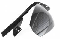Shift-Tech - Shift-Tech Carbon Fiber Wide Version Rear Fender/Hugger: Ducati Panigale V4/S/R, SF V4 [Specifically Designed To Fit Akrapovic Exhaust]