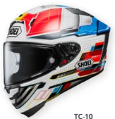 Shoei - Shoei X-Fifteen Full Face Helmet Proxy TC-10 White/Red/Blue 
