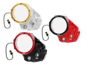 Ducabike - NEW-Dukabike - EVO LED CLEAR CLUTCH COVER -Ducati HM 821939/950, Scrambler 1100, SuperSport 936/950