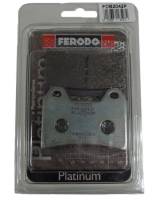 Ferodo - Ferodo Platinum Front Organic Brake Pads: Brembo Dual Pin [Single Pack]