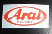 Stickers - Arai Sticker-Small [Red Only]