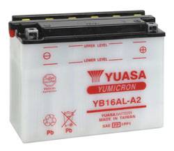 EK Chains - YUASA OEM Replacement Battery YB16AL-A2