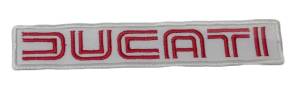 Patches - Ducati Lettering Patch - Image 1