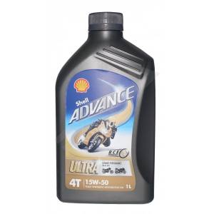 Shell - Shell Advance 4T Ultra 15W-50 Synthetic Oil [Liter] - Image 1