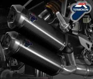 Termignoni - Termignoni CF Slip-On Exhaust: Ducati Monster 1100 EVO - Image 1