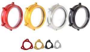 Ducabike - Ducabike Clear Wet Clutch Cover/Pressure Plate Ring Combo: Ducati Panigale 959-1199-1299 - Image 1