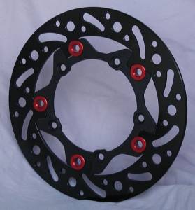 Braketech - BrakeTech AXIS Iron Race Series Rear Rotor: Ducati Monster S2R/S4R/S4RS/ - Image 1