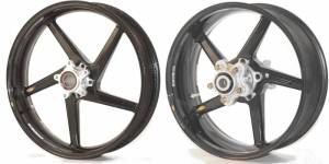BST Wheels - BST Diamond Tek Carbon Fiber Wheel Set [6.0" Rear]: Triumph Thruxton/R '16+ - Image 1