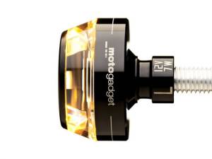 Motogadget - Motogadget m.Blaze Disc LED Bar-End Turn Signal, Black [Left Side] - Image 1