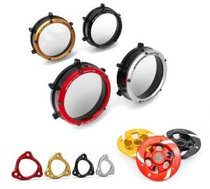 Ducabike - Ducabike Modular Clear Wet Clutch Cover, Pressure Plate & Pressure Plate Ring Combo: Ducati Panigale 959-1199-1299 / V2 - Image 1