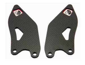 Ducabike - Ducabike Spare Carbon Fiber Heel Guards: Replacement Parts To Fit Ducabike Rearsets; [PRNM01 /  PRM01 /  PRSP03  /  PRSP04] - Image 1