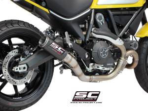 SC Project - SC Project CR-T Slip-On Exhaust: Ducati Scrambler 803 Series, Monster 797 - Image 1