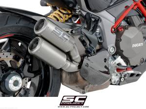SC Project - SC Project CR-T Twin Slip-On Exhaust: Ducati Multistrada 1200-1260 '15+ - Image 1