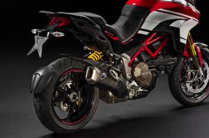 Termignoni Carbon Fiber Slip-On Exhaust System: Ducati Multistrada 1260